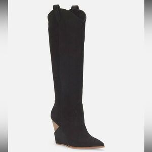 Jessica Simpson Black Over the Knee Boots